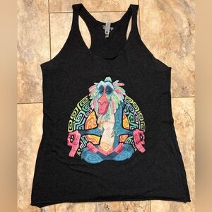 Next Level Apparel Disney The Lion King Rafiki Womens Racerback Tank Top Size L
